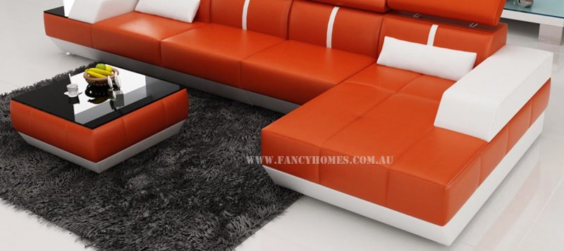 High-density foam is used in the construction of Fancy Homes Elite-B chaise leather sofa to provide extra comfort and support