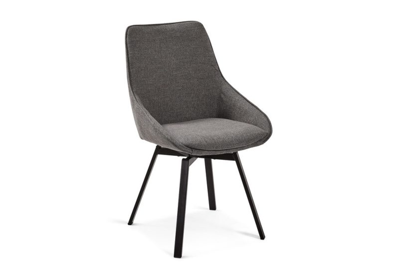 Haston Dining chair dark grey