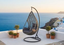 Nido outdoor hanging chair grey