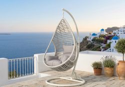 Nido outdoor hanging chair white