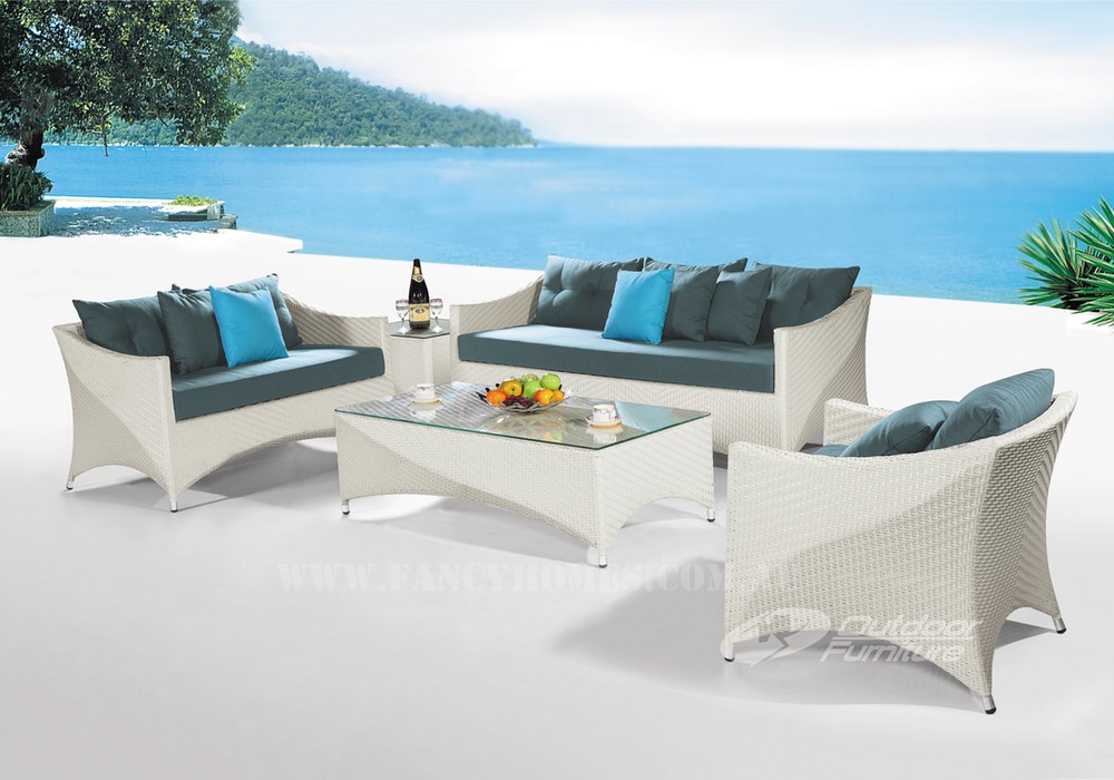 Winsdon Fancy Homes Winsdon Outdoor Wicker Lounge Suite 3 2 1 Seater Tables