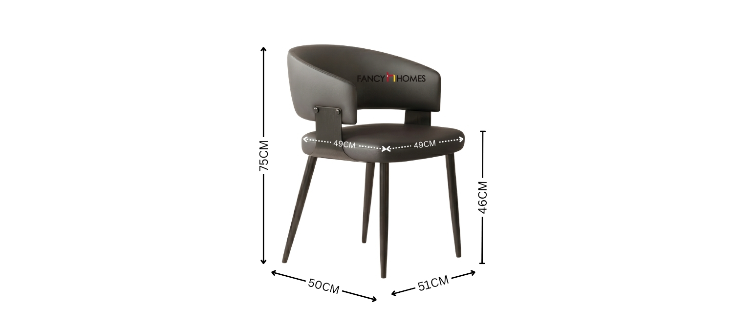 Konna Dining Chair Dimensions Guide