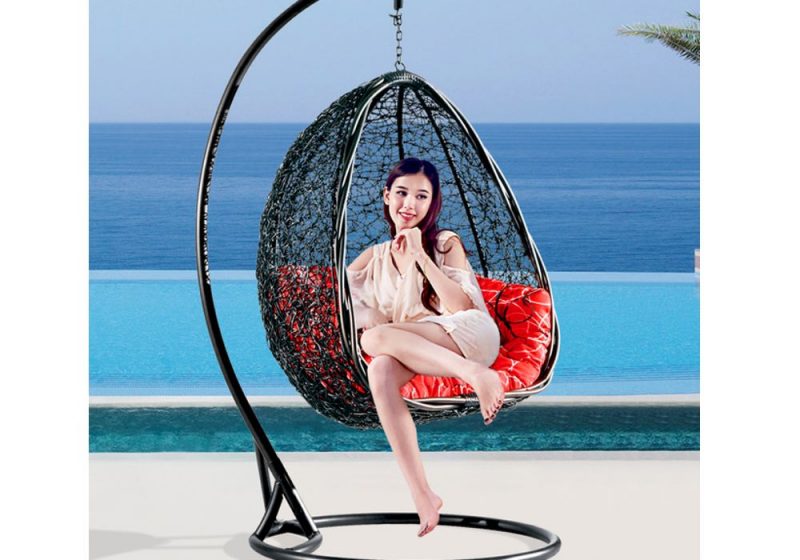 Fancy Homes BP732-B hanging chair suitable for both outdoor and indoor use