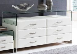 Fancy Homes FDT-2600 Contemporary Dresser White