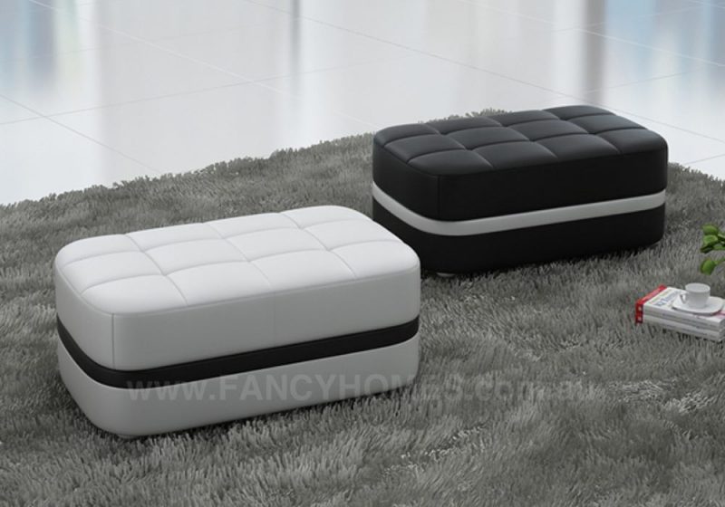 leather ottoman