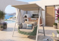 Oasis Circle Outdoor Swing Chair
