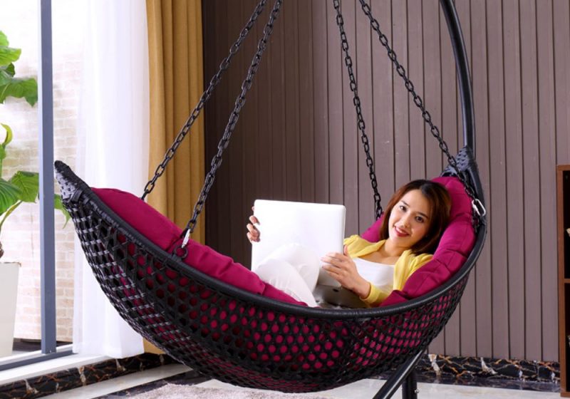 Fancy Homes BP906-B hanging chair, hanging chairs wicker basket