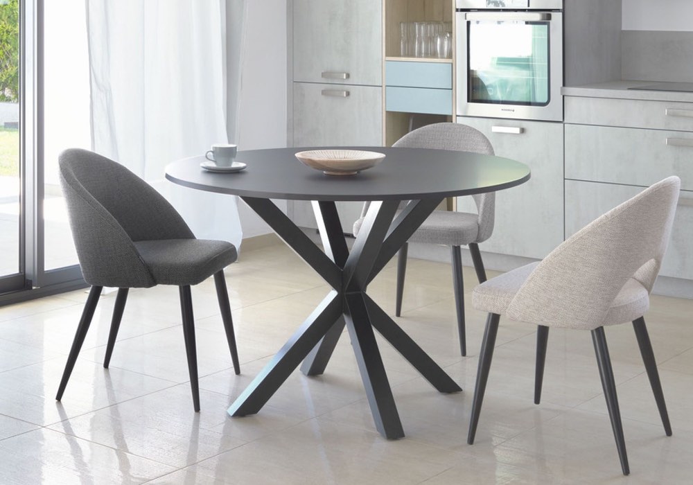 MAEL- DINING CHAIR-LIGHT GREY |FANCY HOMES|