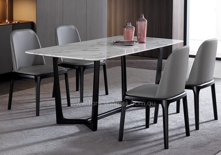 Buy Jacob Marble Top Dining Table, Tables Fancy Homes