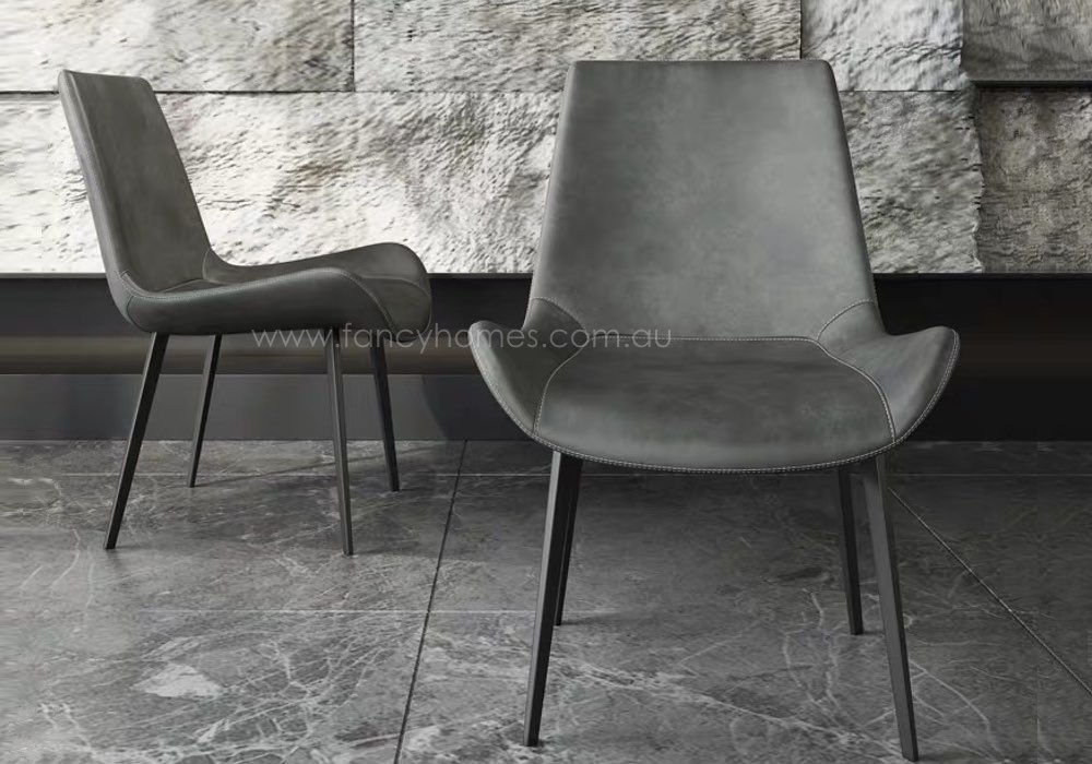 Ryder Dining Chair Chairs, Grey Leather Dining Chairs Australia