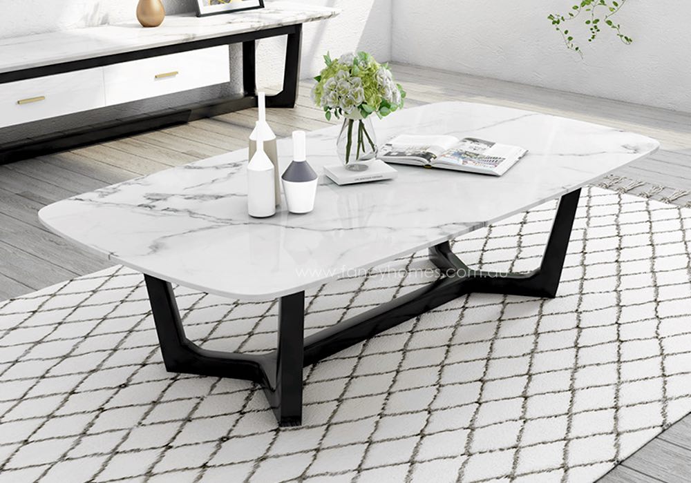 Buy Jacob Marble Top Coffee Table, Coffee Tables | Fancy Homes