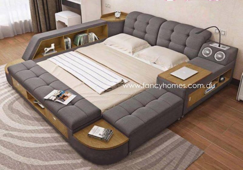 Fancy Homes Celina Multifunctional Fabric Bed Frame, Fabric Beds