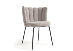 Aniela dining chair light grey