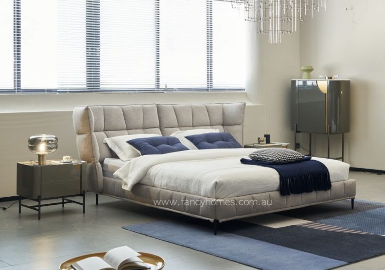 Buy Edwin Contemporary Fabric Bed Frame, Fabric Beds | Fancy Homes