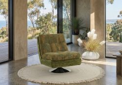 JASPER Retro Swivel Accent Chair