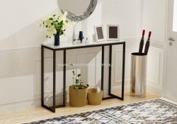 Fancy Homes Castiel Sintered Stone Top Console Table Hallway Tables
