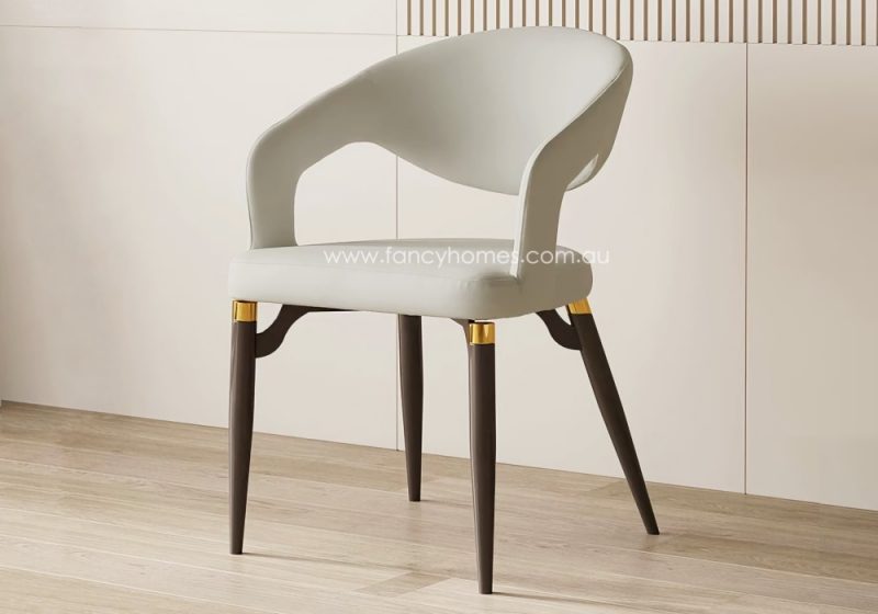 Fancy Homes Dahlia Dining Chair Off White