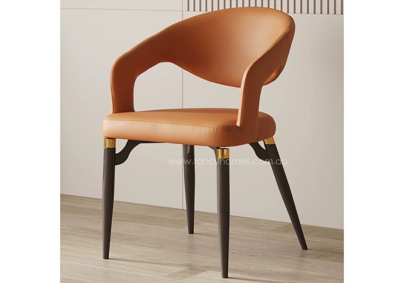 Dahlia Dining Chair Orange