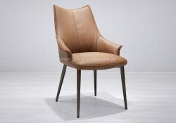 Fancy Homes Felix Customisable Dining Chair Tan Colour. Felix Dining Chair is Customisable in Colour and Material
