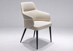 Fancy Homes Martine Customisable Dining Chair Off White. The Martine Dining Chair is Customisable in Colour and Material