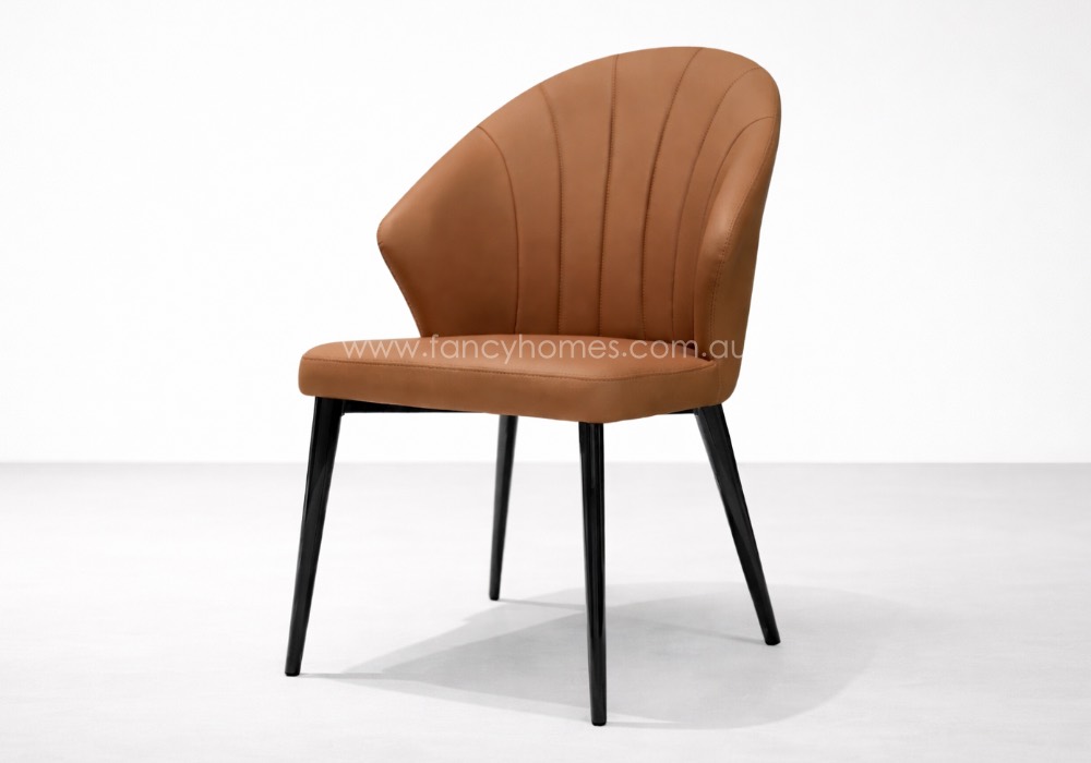 Sealo Customisable Dining Chair Orange Fancy Homes Sealo Customisable Dining Chair Tan Colour. The Sealo Dining Chair is Customisable in Colour and Material