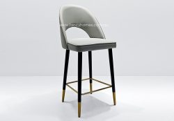 Fancy Homes Chloe Customisable Bar Stool Grey with Colour Options