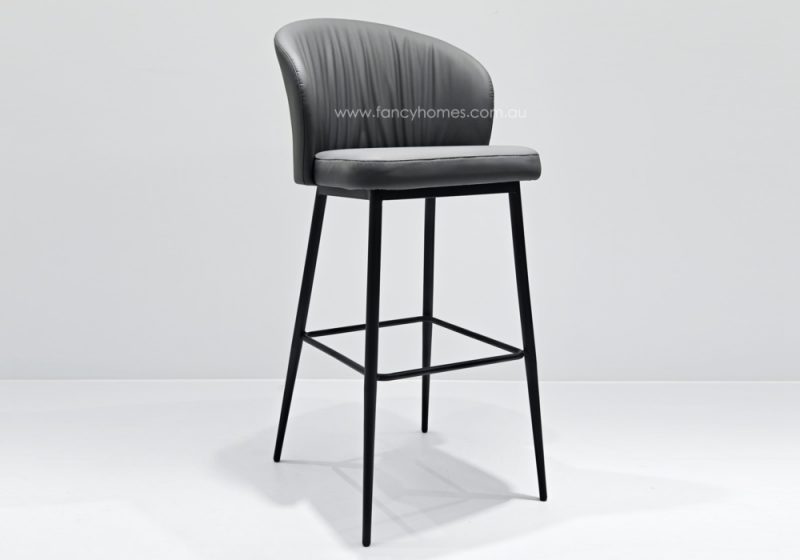 Fancy Homes Laura Customisable Bar Counter Stool in Grey with Colour Options