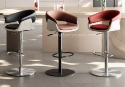 Fancy Homes Oakley Customisable Bar Stool Customisable in Seat and Base Colour