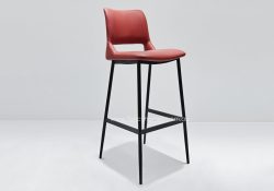Fancy Homes Petra Customisable Bar Stool Counter Stool Red with Colour Options