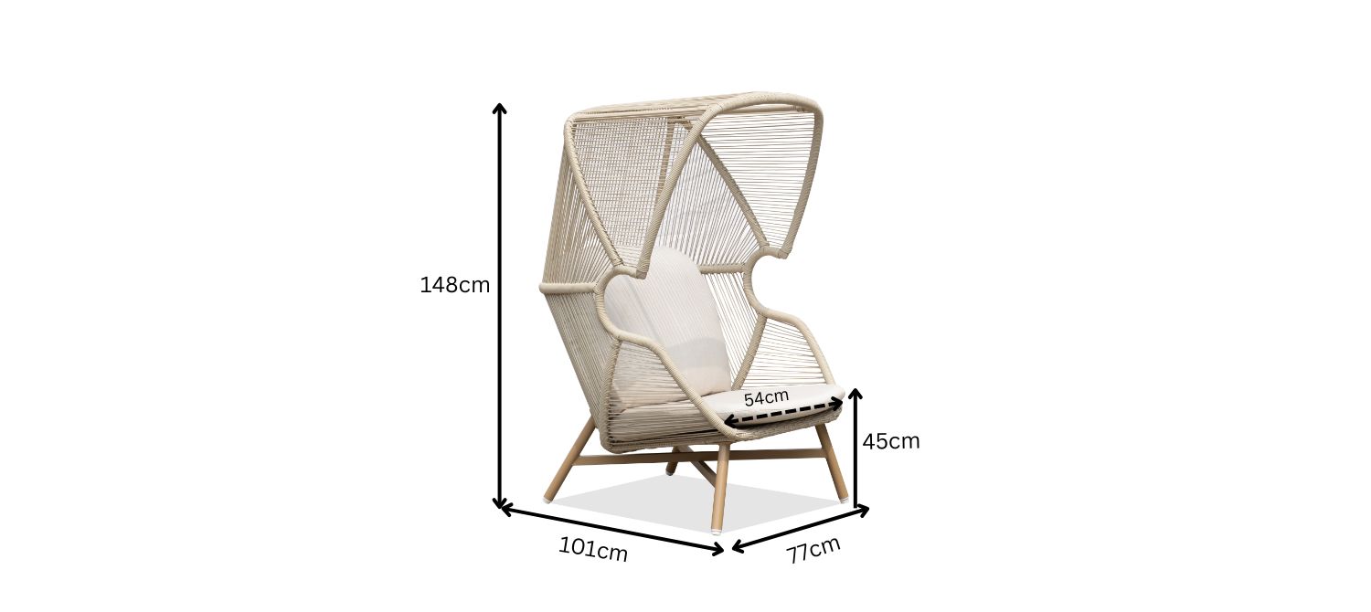 Altis Outdoor Lounge Chair Dimensions