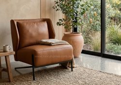 Arlo leather Accent Chair