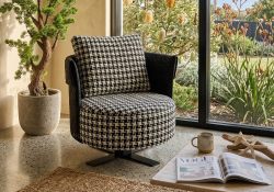 Mila Swivel Accent Chair.