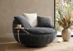 Omina Round Swivel Chair with Table